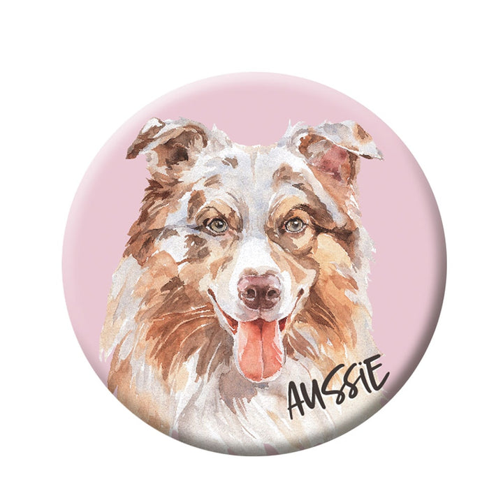 Anstecker mit Sicherheitsnadel 44 mm – Aussie