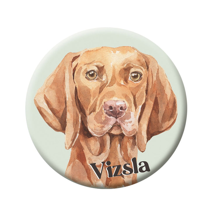 Anstecker (Button) mit Nadel 44 mm – Vizsla