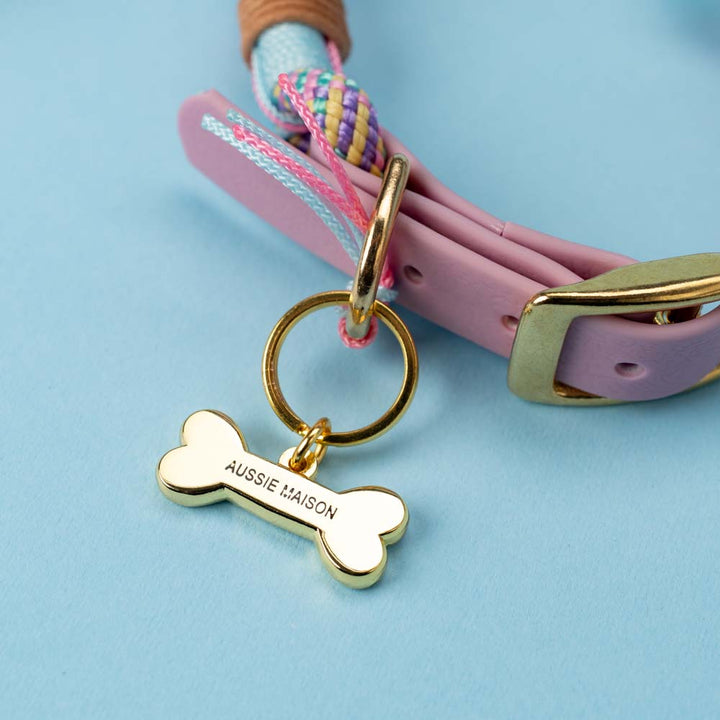 Marshmallow dog collar
