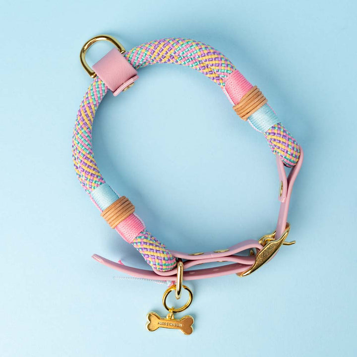 Marshmallow dog collar