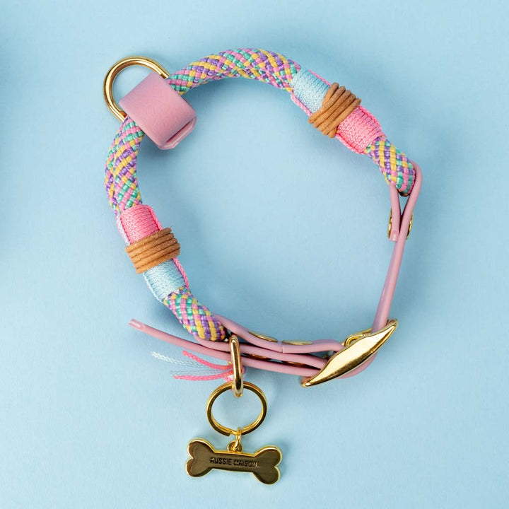 Marshmallow dog collar