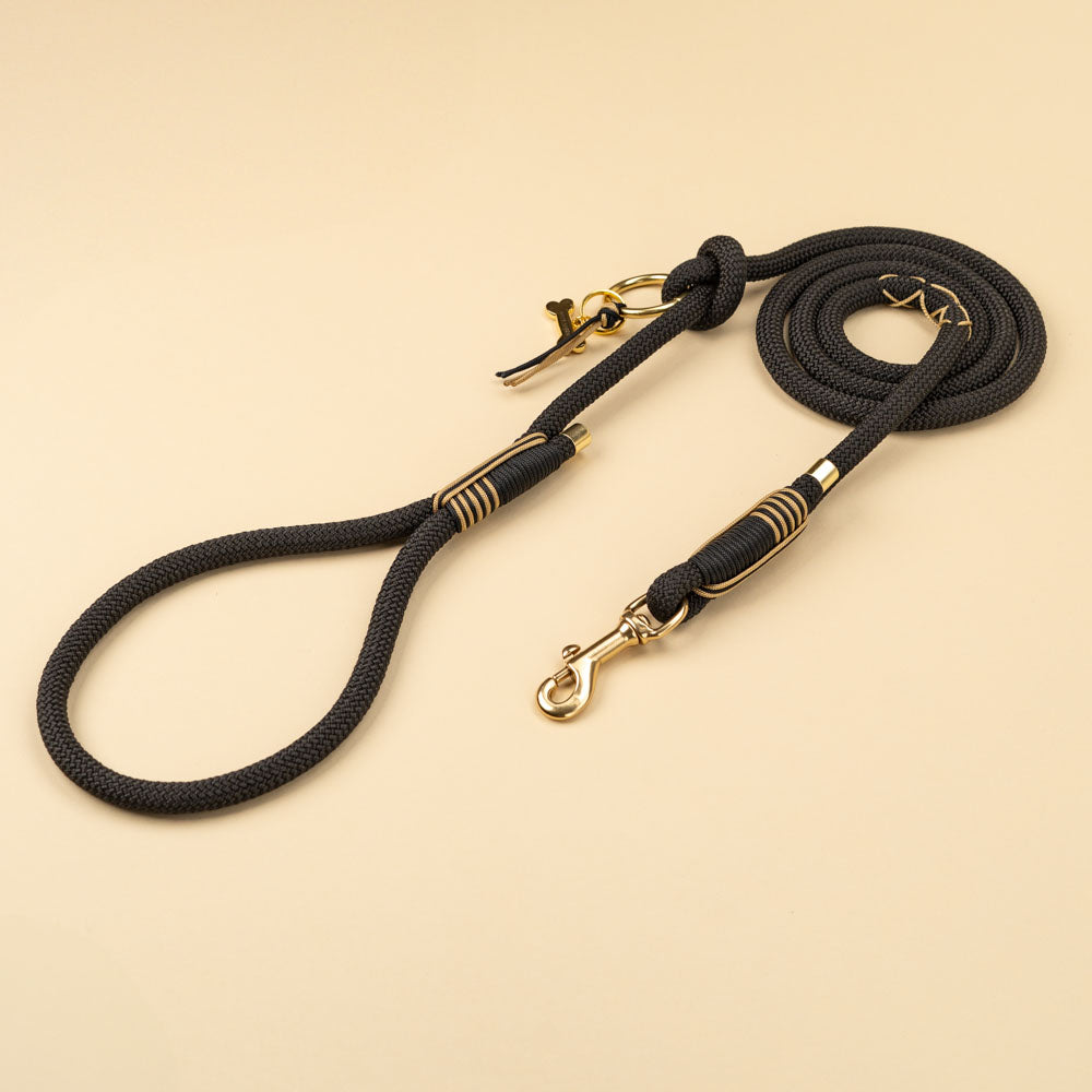 Maison Black dog leash