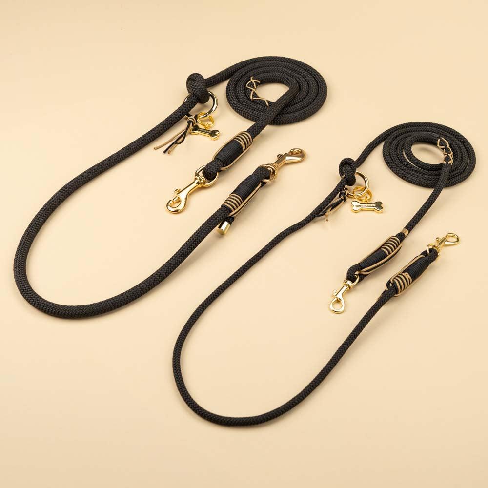 Maison Black dog leash