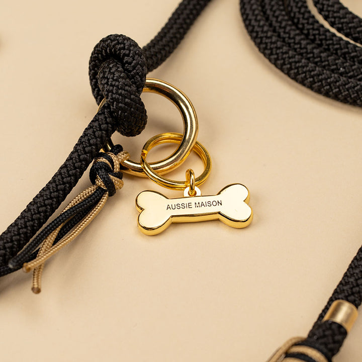 Maison Black dog leash