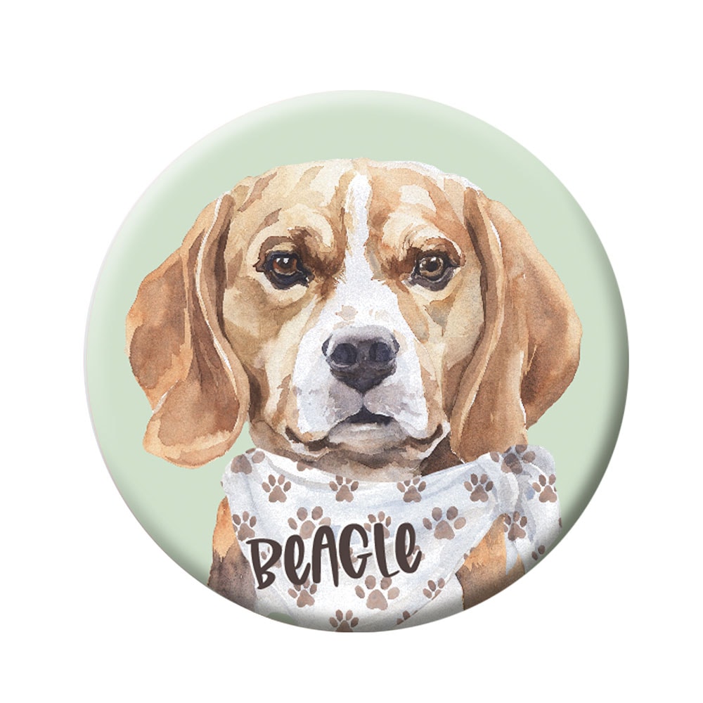 Anstecker (Button) mit Nadel 44 mm – Beagle