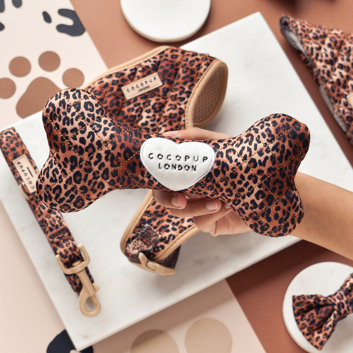 Cocopup hračka kost - Quilted Leopard