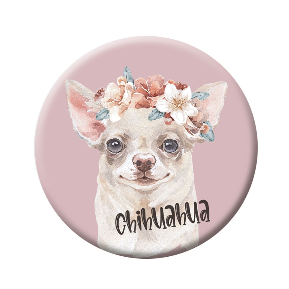 Button (placka) se špendlíkem 44 mm – Chihuahua
