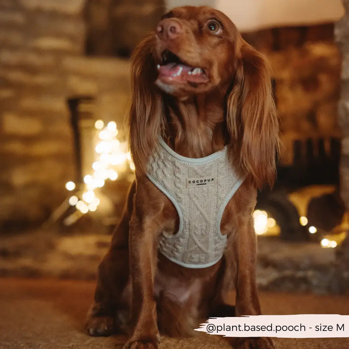 Nastavitelný postroj Cocopup Knit Jumper - Toffee Latte