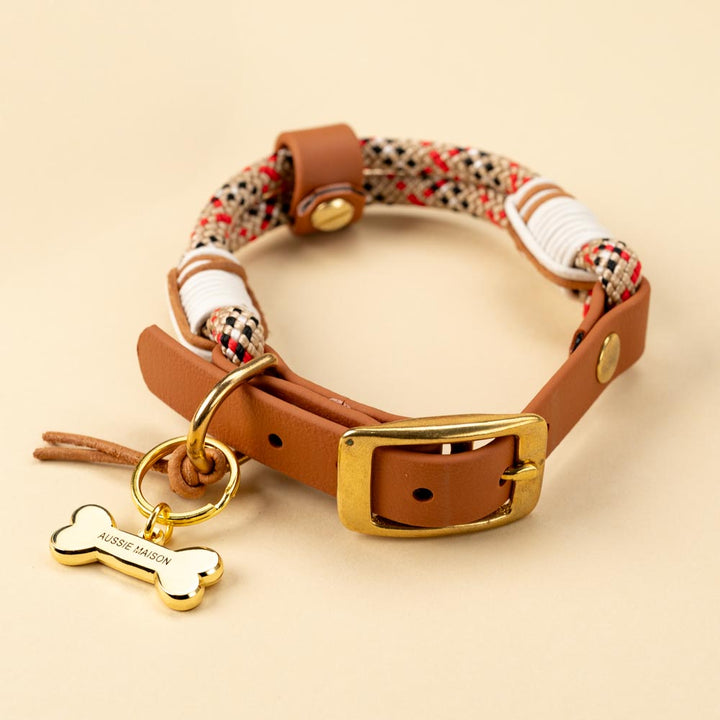 Obojek Aussie Maison - Brownie Star
