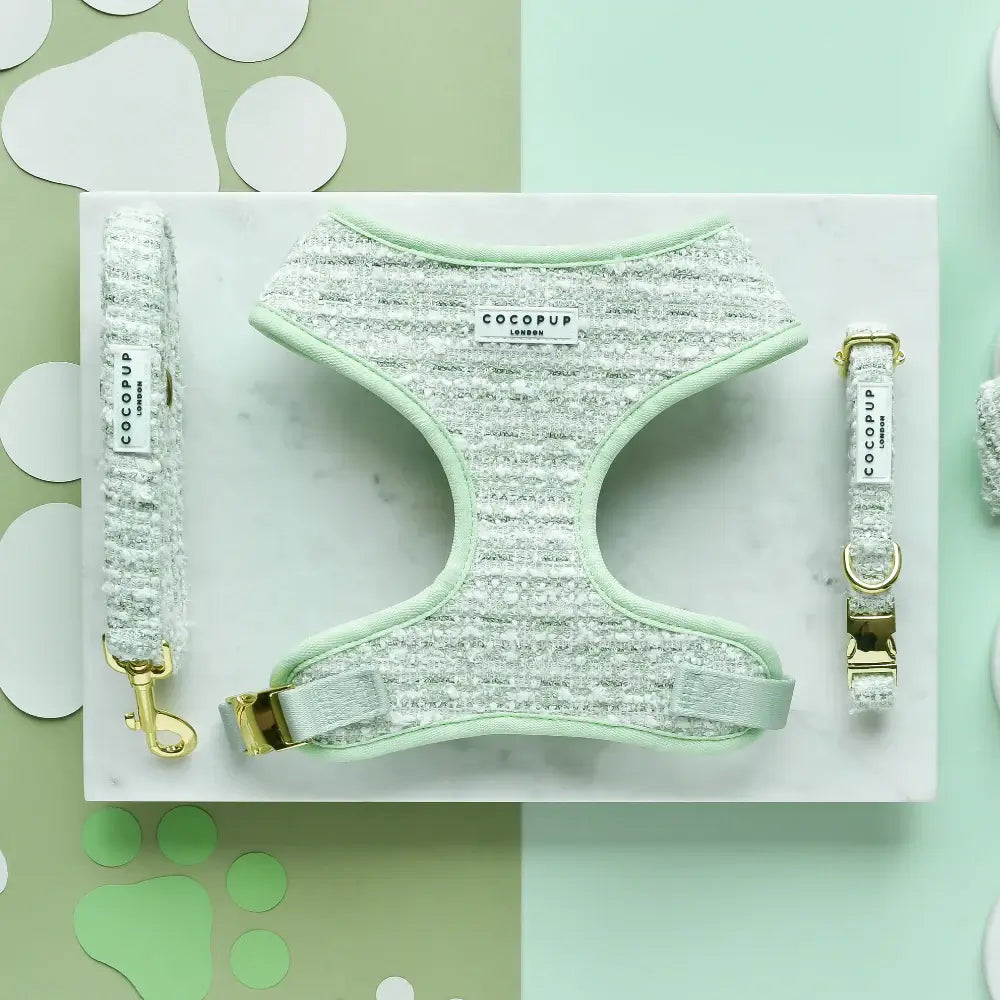 Nastavitelný postroj Cocopup - Tweed Matcha