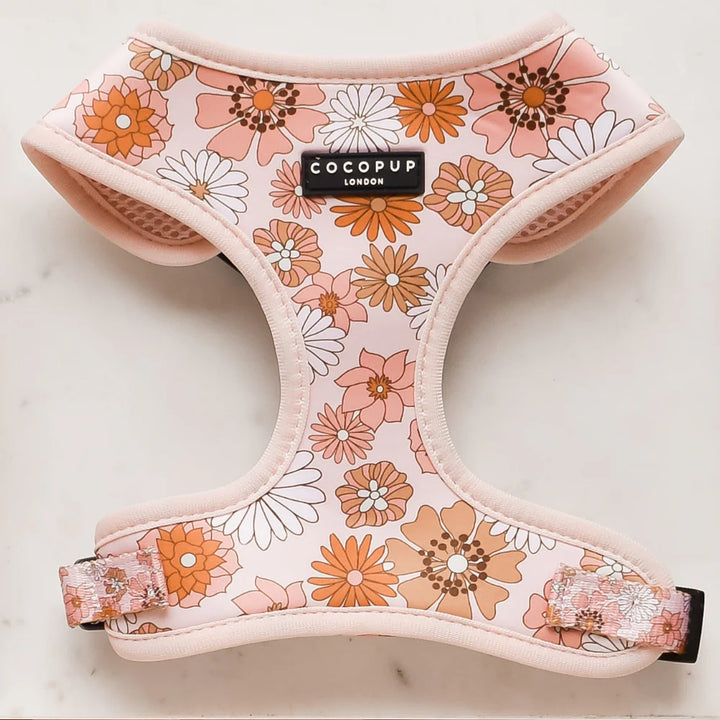 Nastavitelný postroj Cocopup - Groovy Florals