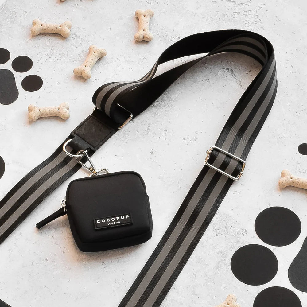Popruh na pamlskovník CocoPup Reflective Black