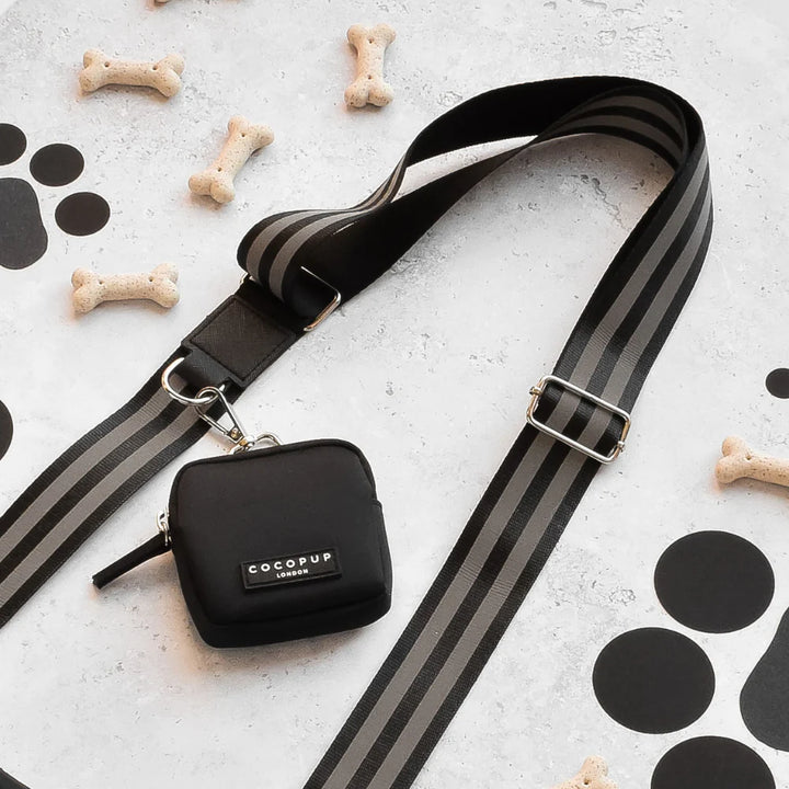 Popruh na pamlskovník CocoPup Reflective Black