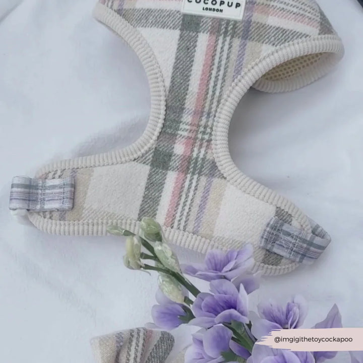 Nastavitelný postroj Cocopup - Spring Plaid