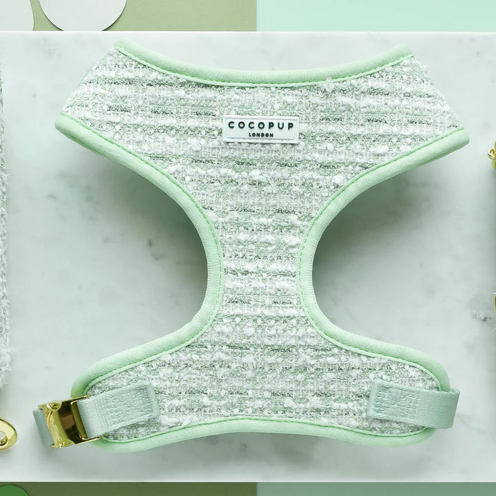 Nastavitelný postroj Cocopup - Tweed Matcha
