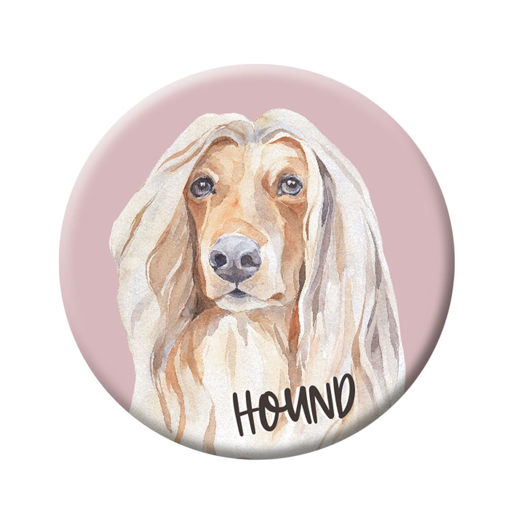 Anstecker (Button) mit Nadel 44 mm – Hound