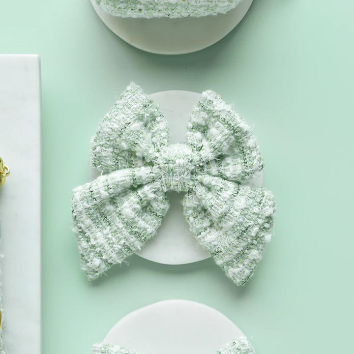 Motýlek Cocopup - Tweed Matcha Sailor