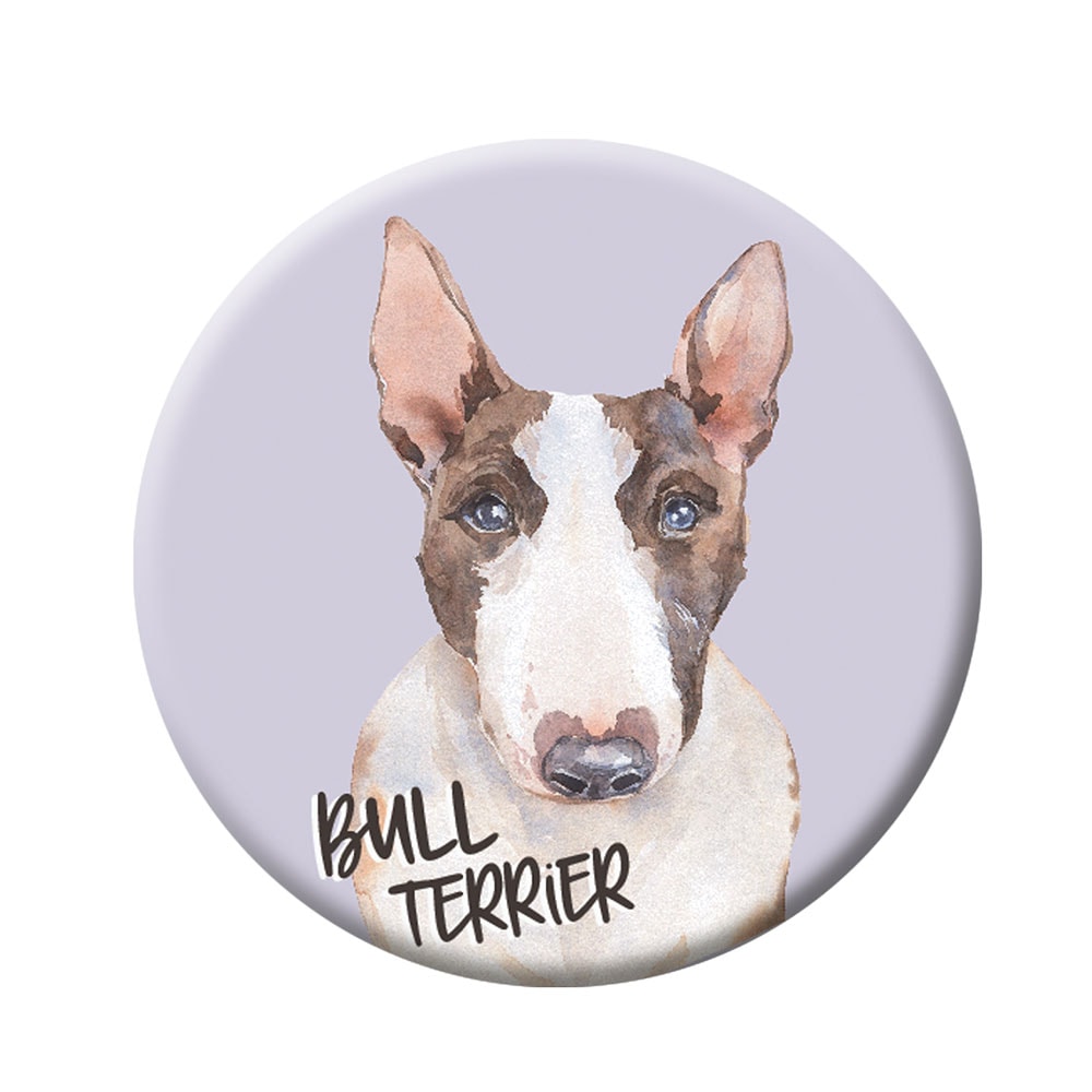 Button (placka) se špendlíkem 44 mm – Bull Terrier