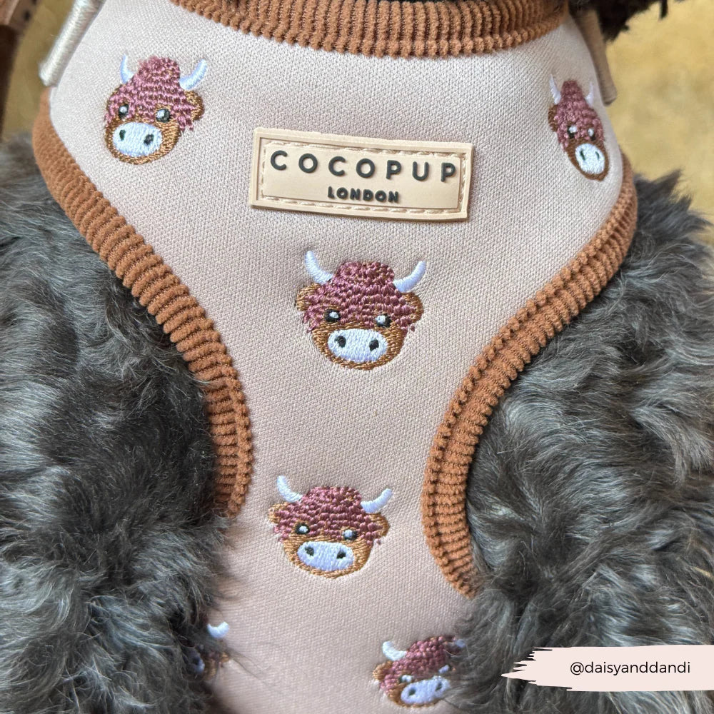 Nastavitelný postroj Cocopup - Harold The Highland Cow
