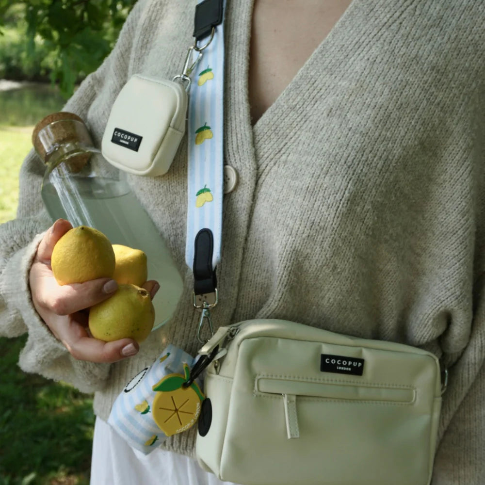 Popruh na pamlskovník CocoPup - Living La vida Lemon