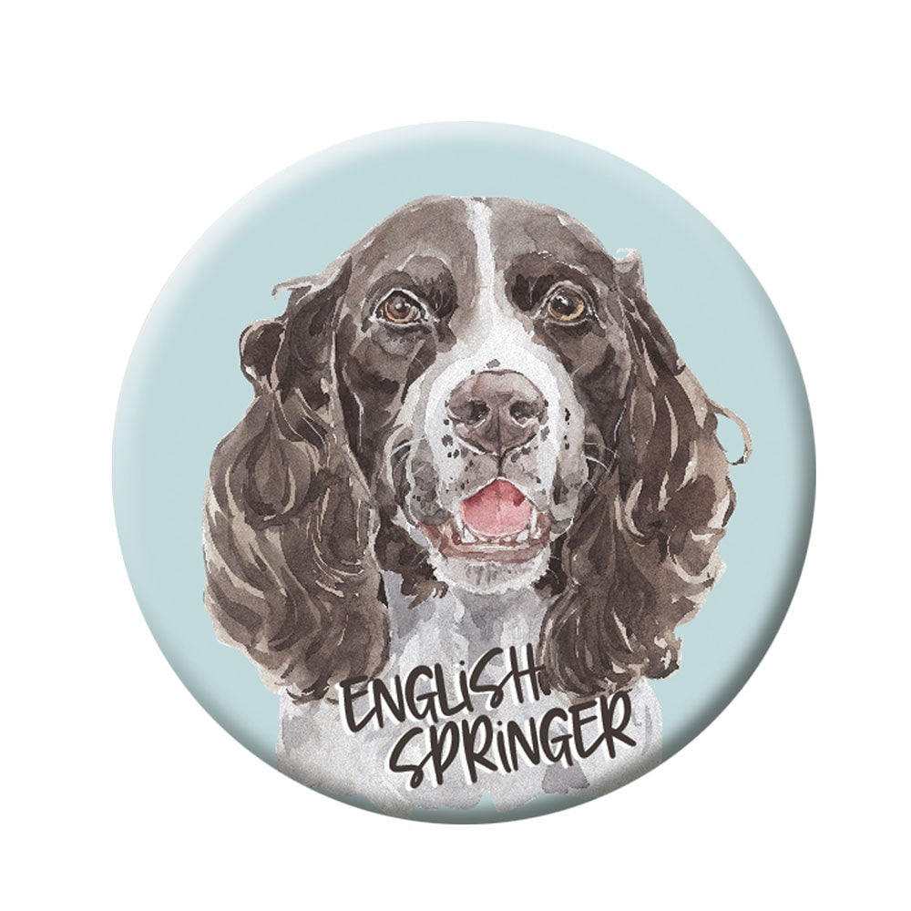 Button (placka) se špendlíkem 44 mm – English Springer