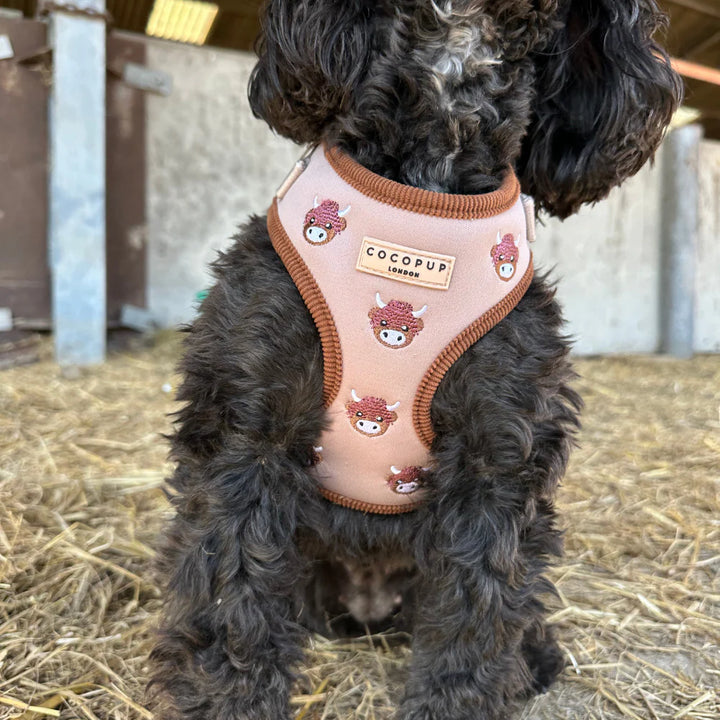Nastavitelný postroj Cocopup - Harold The Highland Cow