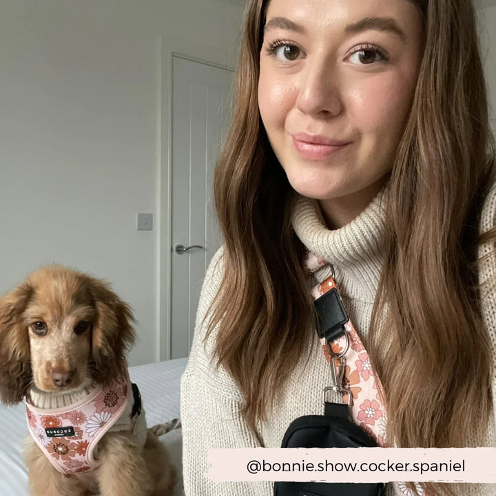Popruh na pamlskovník CocoPup Groovy Floral
