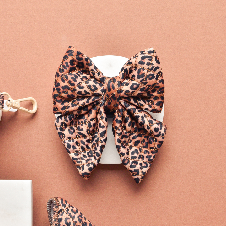 Motýlek Cocopup - Quilted Leopard Sailor