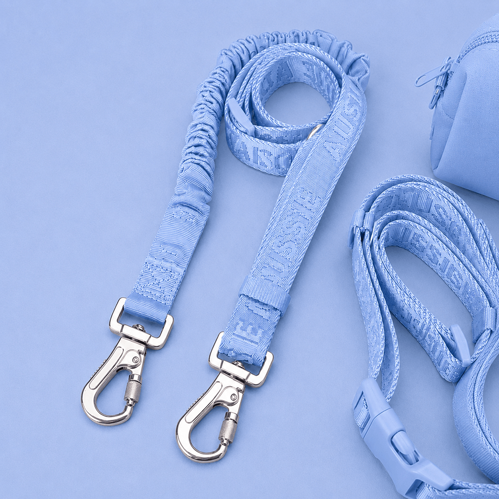 Hands-free set Aussie Maison - Baby Blue – Baby blue - Adventure vodítko s amortizérem
