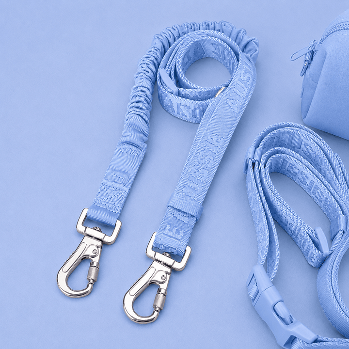 Hands-free set Aussie Maison - Baby Blue – Baby blue - Adventure vodítko s amortizérem
