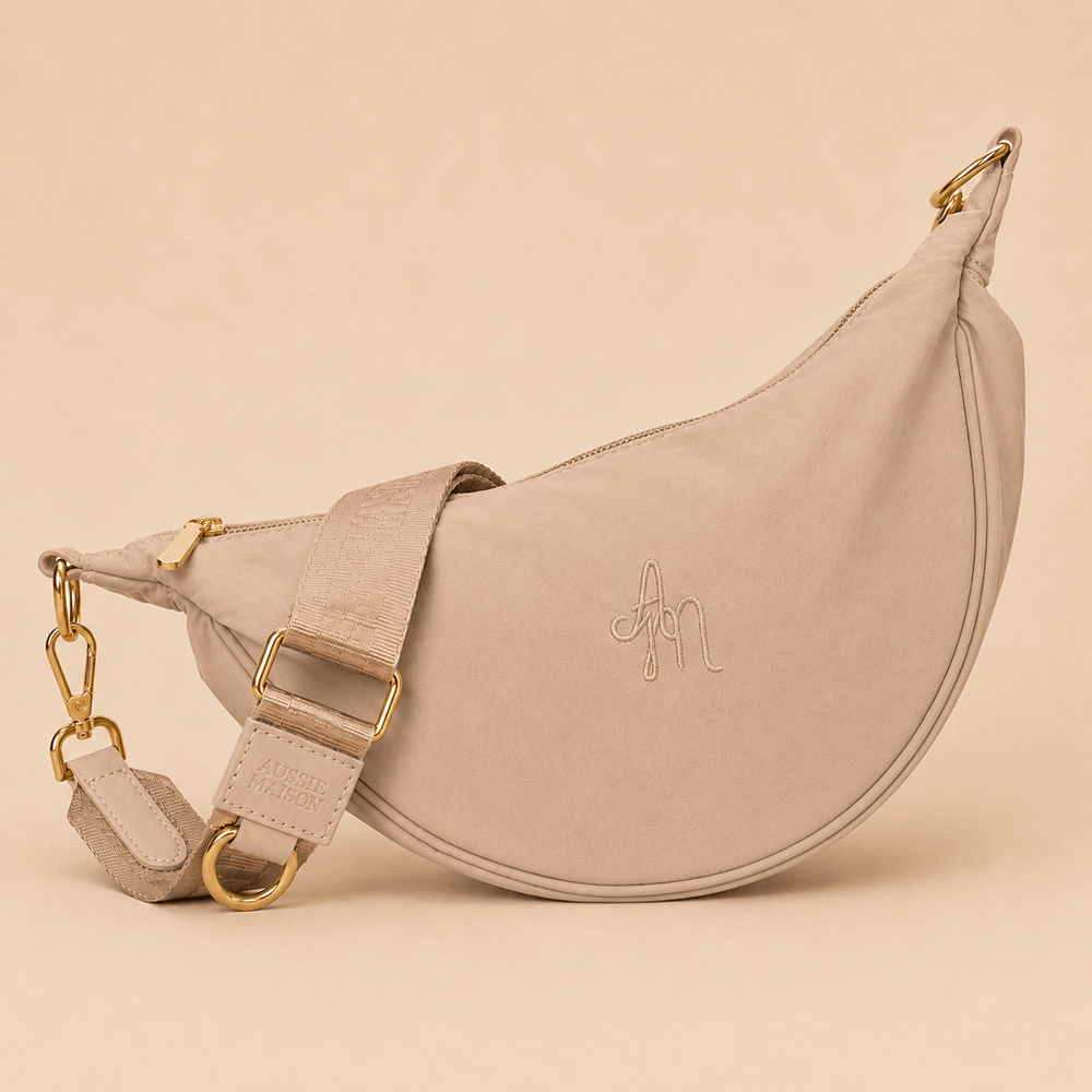 Set Moon Bag + Kapsička na pamlsky Aussie Maison - Simply the Blondie – Moon Bag Pamlskovník Aussie Maison - Simply the Blondie