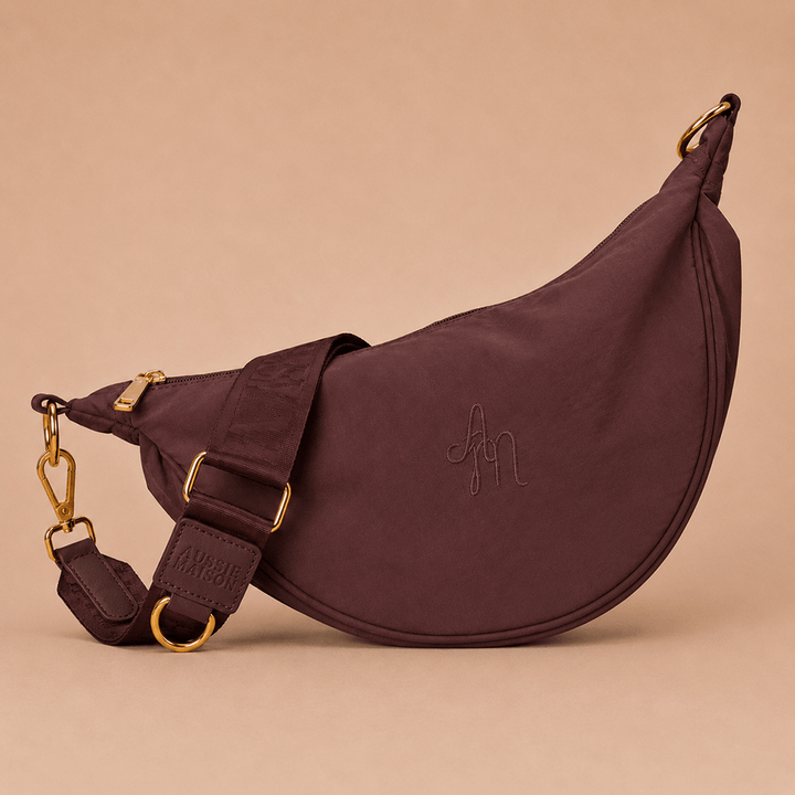Set Moon Bag + Kapsička na pamlsky Aussie Maison - Simply the Brown – Moon Bag Pamlskovník Aussie Maison - Simply the Brown