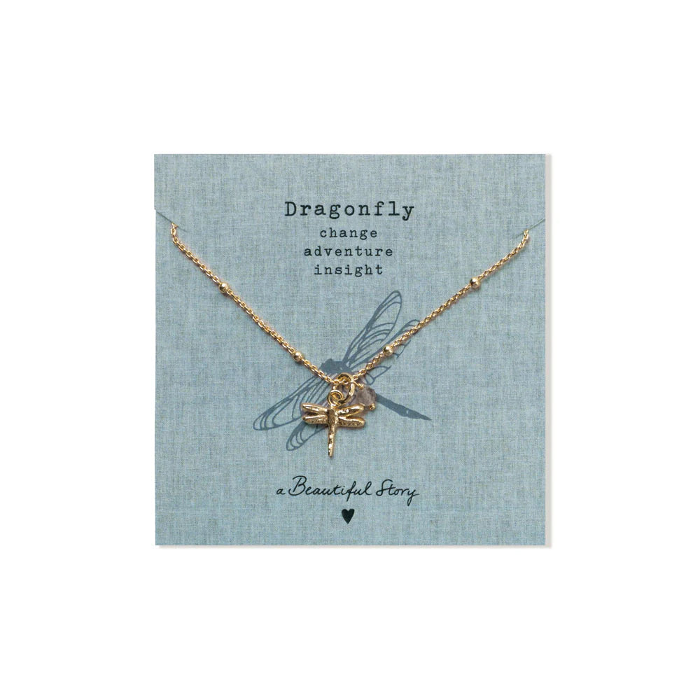 Pozlacený Instinct Náhrdelník – Dragonfly