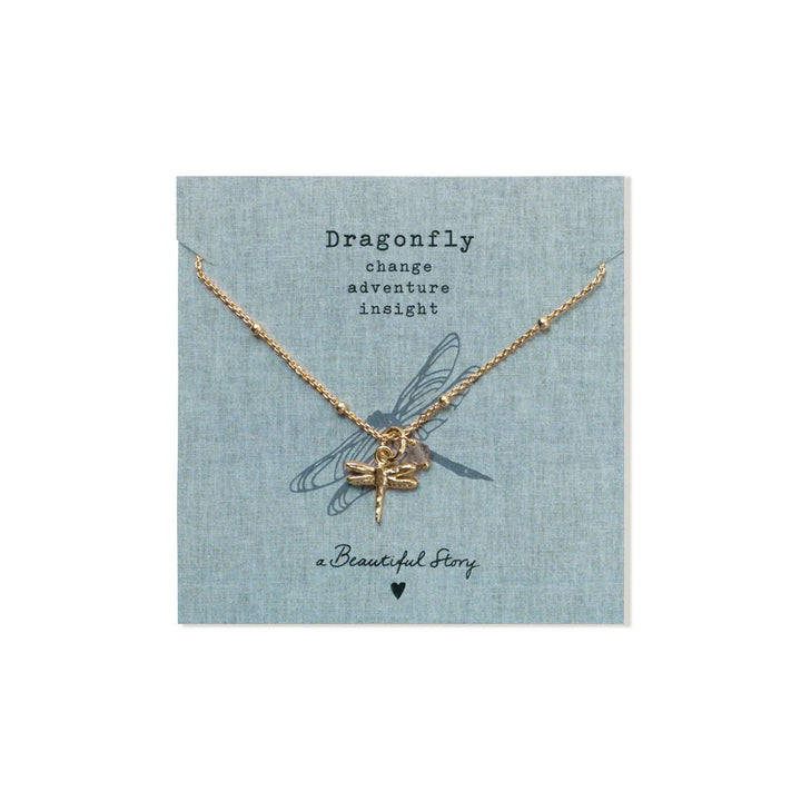 Pozlacený Instinct Náhrdelník – Dragonfly
