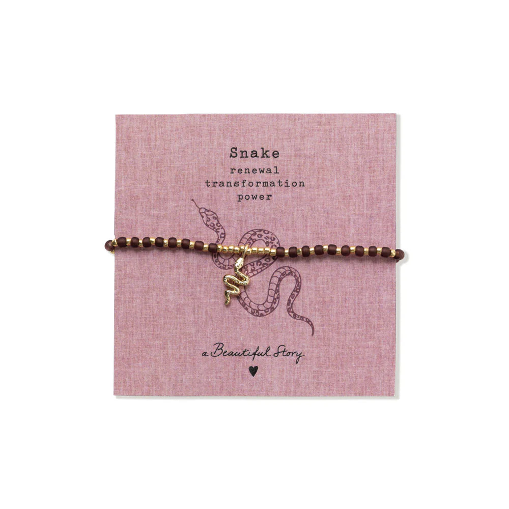 Náramek Untamed Snake – Garnet