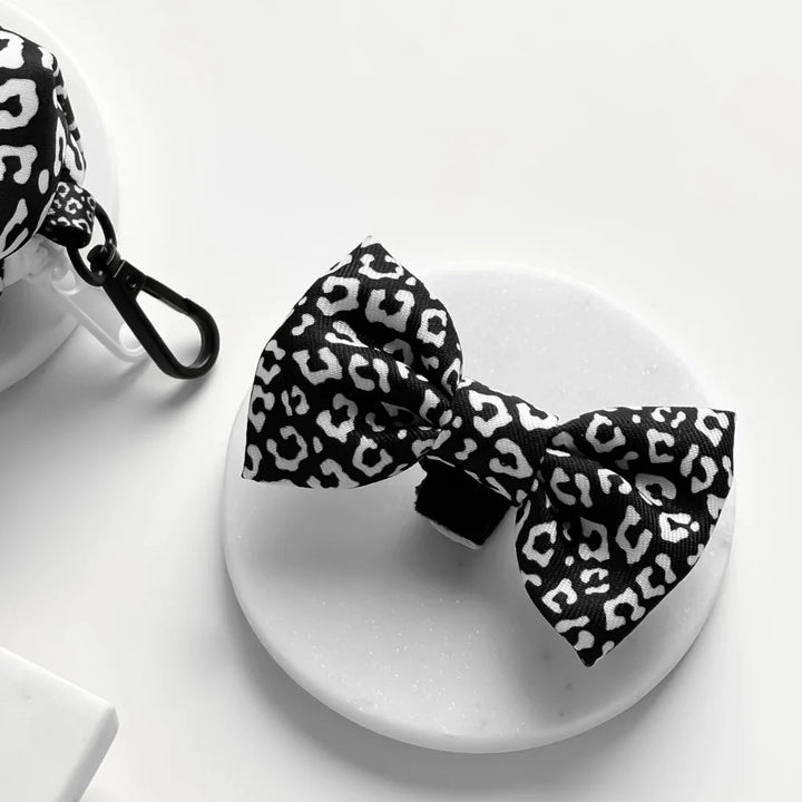 Cocopup Bow Tie - Black Leopard