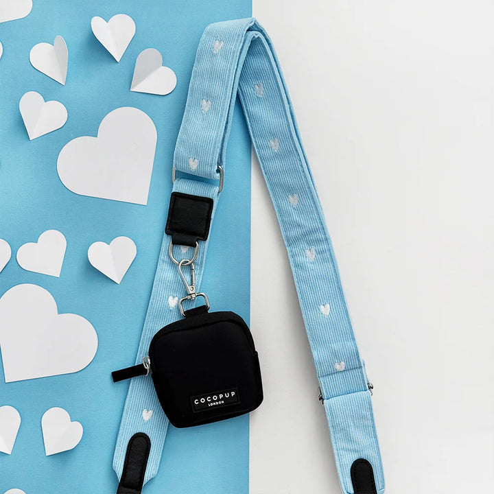 Popruh na pamlskovník CocoPup - Blue Heartstrings cord