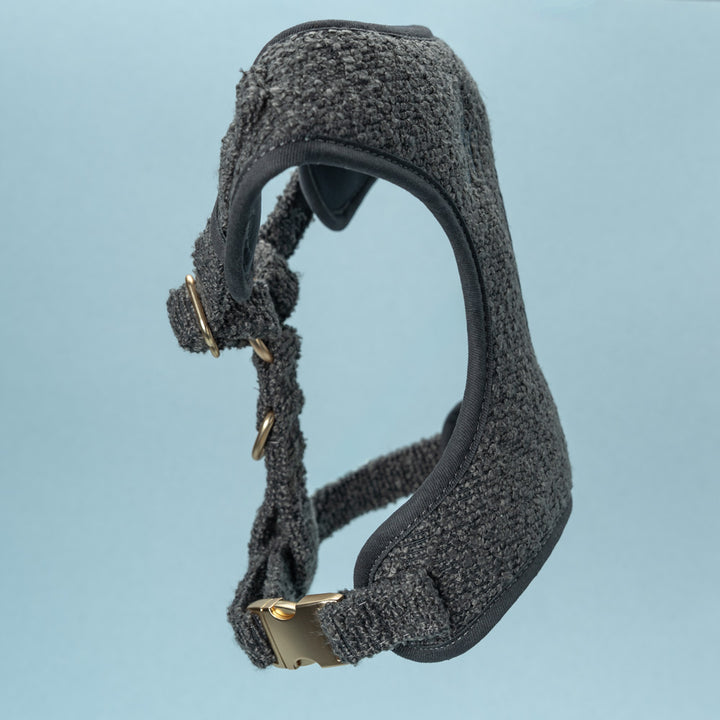 Adjustable harness - Graphite Bouclé