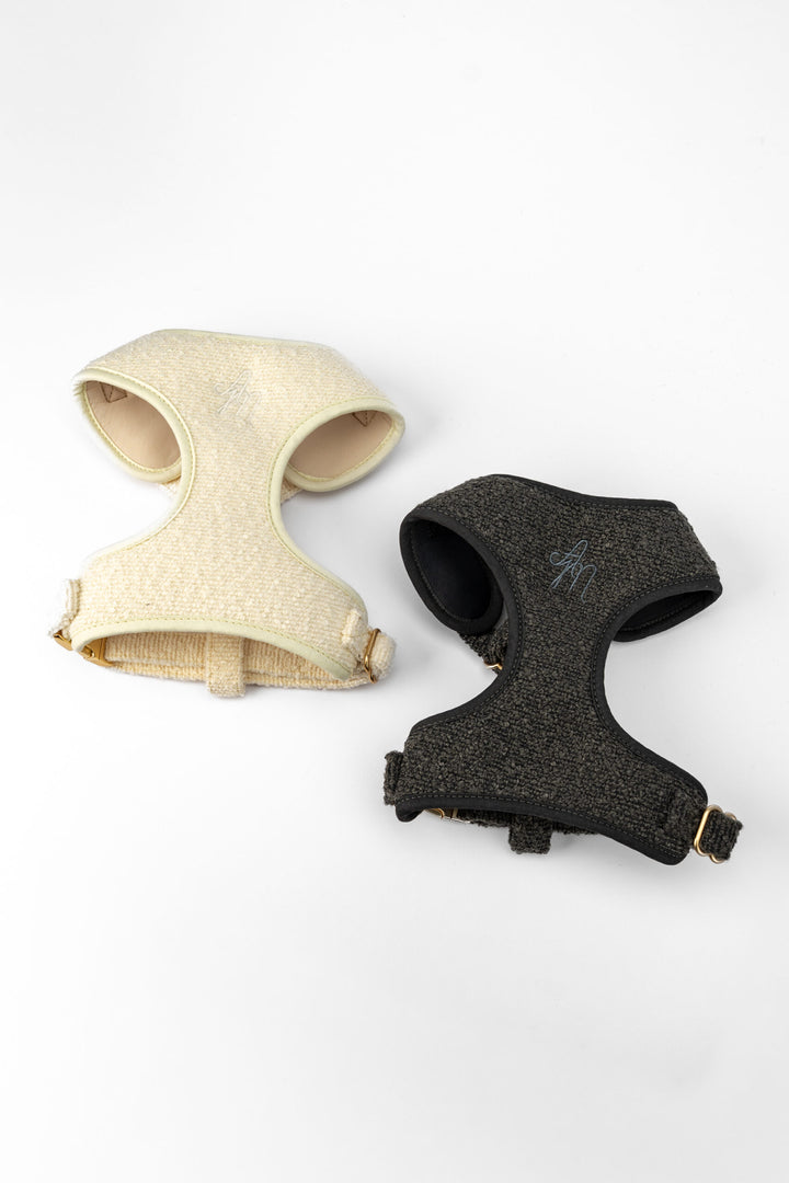 Adjustable harness - Graphite Bouclé