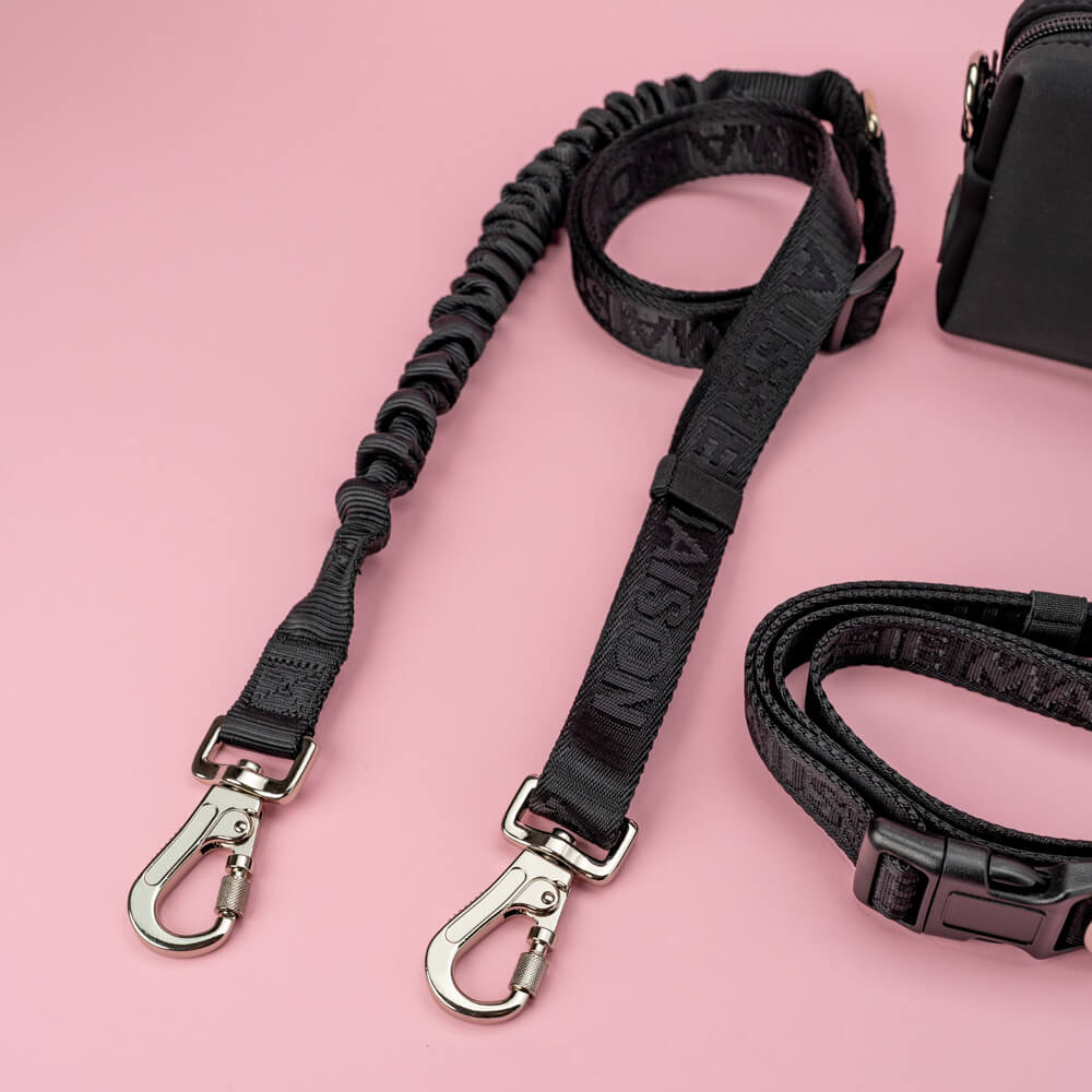 Hands-free set Aussie Maison - Black – Black - Adventure vodítko s amortizérem