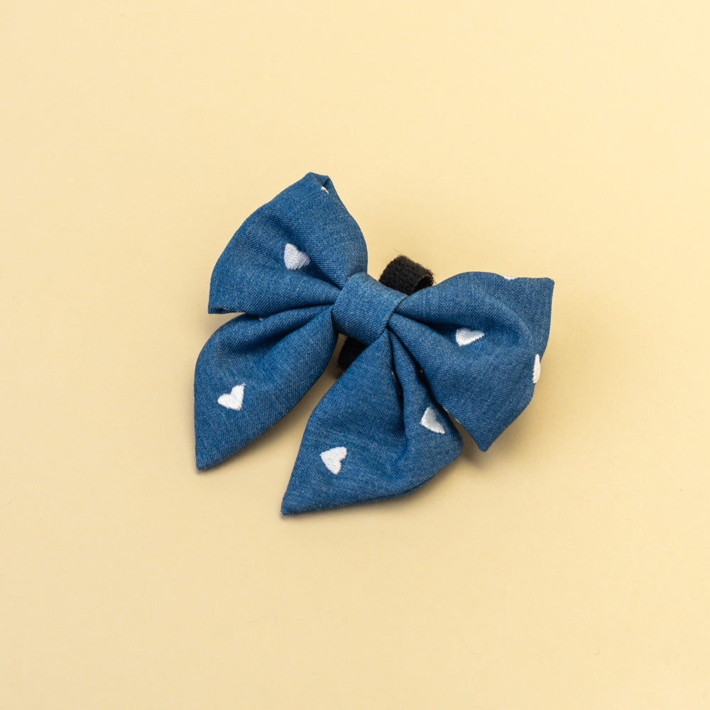 Fliege Cocopup - Blue Heartstrings Sailor