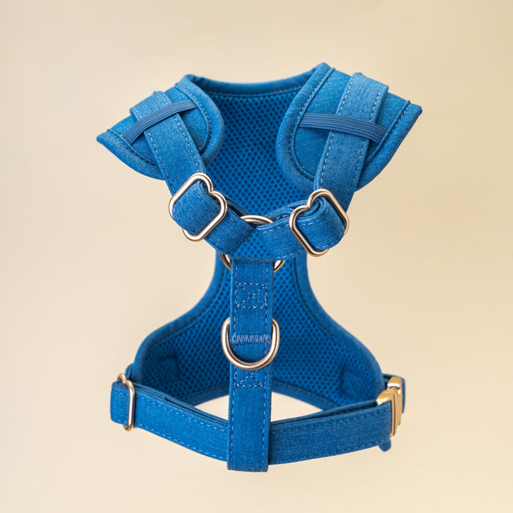 Verstellbares Geschirr – Graphit Bouclé