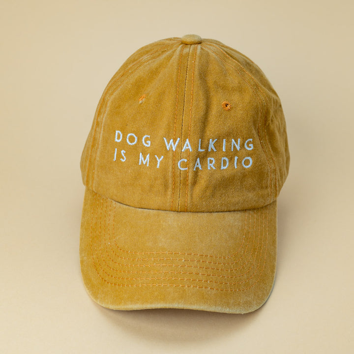 Kšiltovka Dog walking - Hořčicová