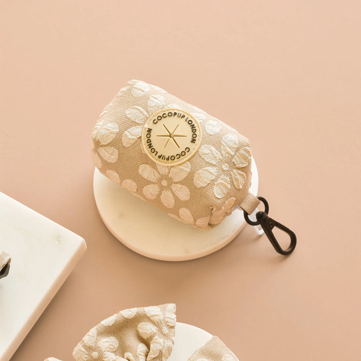 Cocopup bag holder - Mocha Flower 