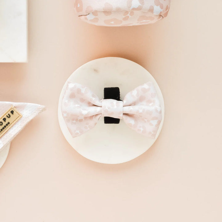 Cocopup bow tie - Nude chic leopard