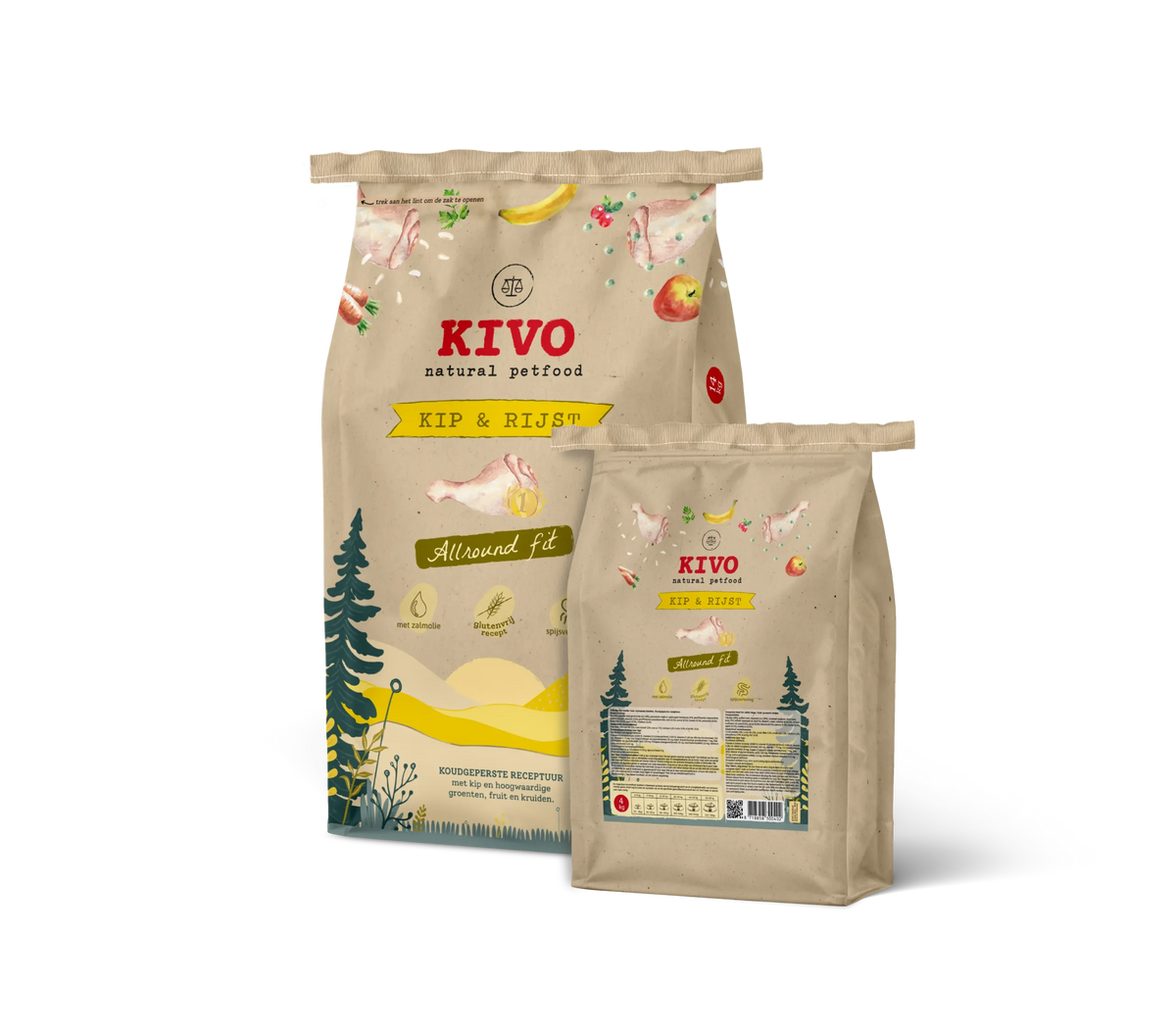 Kivo granule - Čerstvé Kuře a rýže pro každodenní kondici