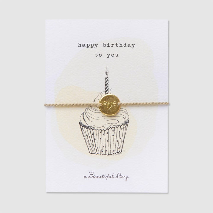 Gift card with jewelry - Cupcake