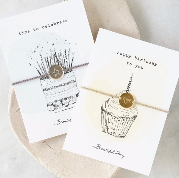 Gift card with jewelry - Cupcake