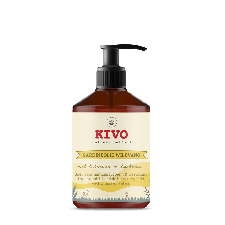 Kivo - Sardinkový olej s echinaceou a kurkumou 500ml