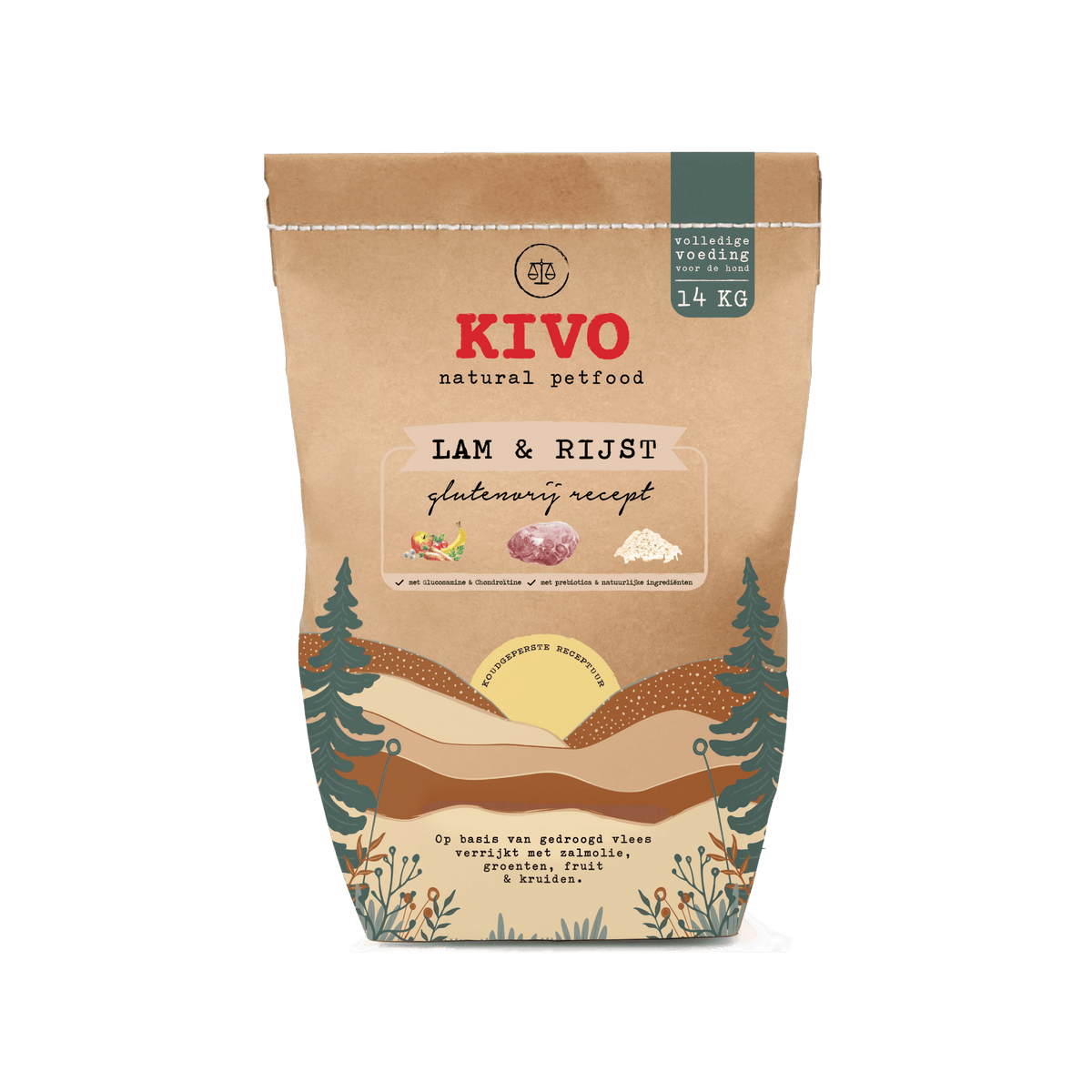 Kivo granule - Bezlepkové Jehně s rýží Senior
